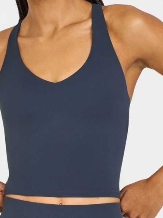 Oner Active Other - Racer Back Mid Tank Top with Built in Bra Shelf with White Logo